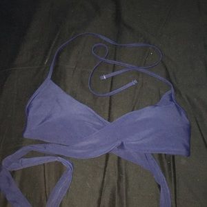 navy blue bathing suit top